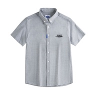 เสื้อเชิ้ตแขนสั้นแบบลำลองสำหรับผู้ชาย Madens Mdns Wruei ทรงเข้ารูป ผ้าคอตตอนผสม แฟชั่นฤดูร้อน 2023 ท