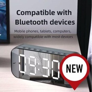 READY STOCK Bluetooth Music Player Portable Speaker Radio Alarm Cloc Audio Connect PC Android iOS bl