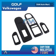 Volkswagen VW Golf MK6 Carbon Fiber Windows Switch Panel Cover Trim Cover for Golf MK6 2008 - 2012 T