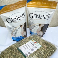 SUPER SAVER - Genesis Extruded Guinea Pig Food (1kg x 2) + 500g Premium USA Timothy Hay