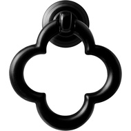 8 Pek Tombol Kabinet Hitam Aloi Zink Tombol Laci 1.97 inci (50mm) Tombol Pintu Kabinet Dapur