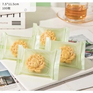 Pineapple cake tray bag set, bag size 7,5x11,5cm