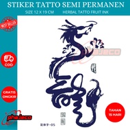 Phajeco Semi Permanent Juice Ink Tatto Sticker Dragon TSP005 - Temporary Tattoo
