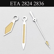 Watch Hands Fit NH35 NH36 ETA 2824 2836 Miyota 8215 8205 821A DG2813 Green Luminous Silver Watches A