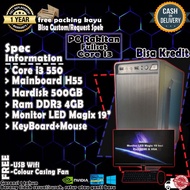 Compex- Pc Komputer CPU Kantor Rakitan fullset Core i3 550 Ram 4GB Hardisk 500GB