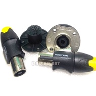 2 sets of 2 pairs of Audio Connector Jacks 2 sets (2 Jacks IronSPEAKON + 2 Round Iron Sockets) - Aud
