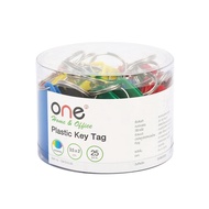 พวงกุญแจพลาสติก 5x3ซม. ONE CW-010-25