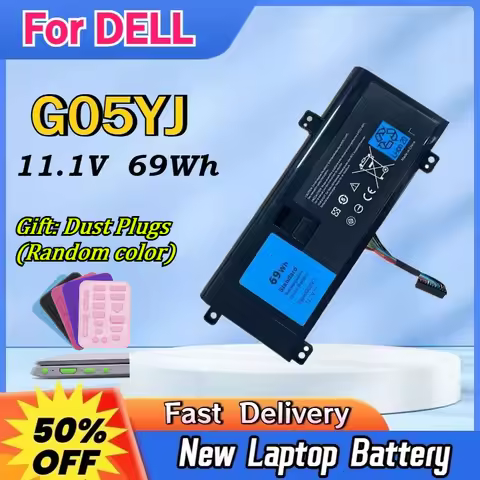 Newly G05YJ Laptop Battery 11.1V 69Wh For DELL Alienware 14 A14 M14X R3 R4 Series P39G Alienware 14D