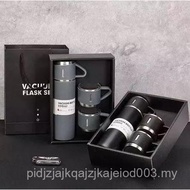 【Brew Haus】Set Vakum Termos 3 dalam 1 Termos Hadiah Vacuum Flask 3 in 1 SET Creative Vacuum Cup Set 