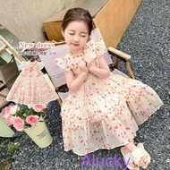 Kids Dress Baby Girl Dress Gaun Baju Budak Perempuan Summer Korean Dress Kids Princess Casual Wear 3