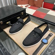 WMUG LP Italy * Loro Women's Shoes Italy All-Match Slip-On Denim Lazy Shoes Casual Men's Shoes Trend