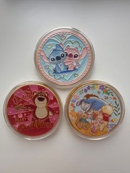 迪士尼卡通人物紀念幣-史迪仔、勞蘇、小熊維尼