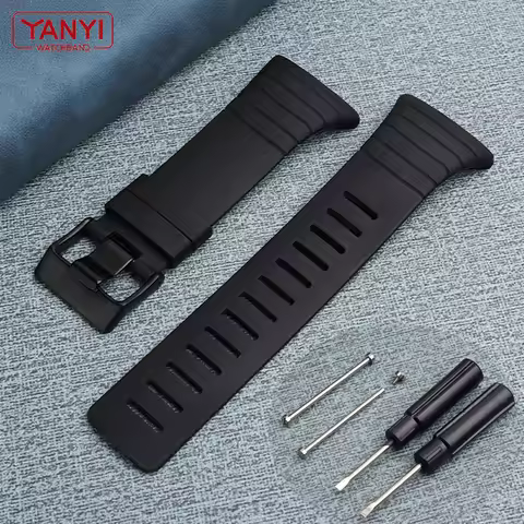 Smart Silicone watches band Rubber strap wristband bracelet 25mm watchband for SUUNTO CORE wristwatc