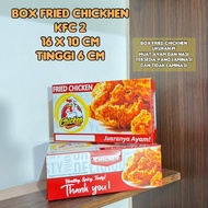 Box M KFC 2 chicken/ Box KFC/dus fried chicken/dus chicken geprek chicken/dus chicken