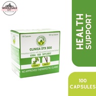 ♈ ◬ § Clinica DTX 500 herbal food supplement 10 CAPSULE