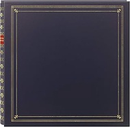 Pioneer Photo Albums 300-Pocket Post Bound Photo Album for 4 by 6-Inch Prints, Bay Blue Leatherette 