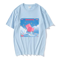 QWER Kpop Band T-shirts Short Sleeve Cotton Comfortable Tee-shirt Fashion Korean Style Women Men Tsh