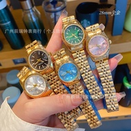 Laojia Quartz Watch Women's Log Date Watch with Calendar Steel Band Luminous Fashion Watch Constella