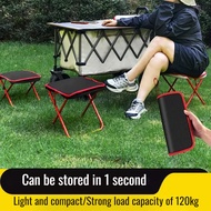 Portable Camping Seat Small Bench Camping Portable Folding One Second Expansion