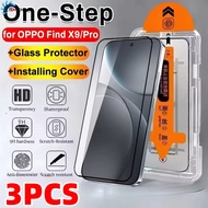 3-1Pcs Tempered Glass Film for OPPO Find X9 X9Pro - 9H HD Protective Film - Dust Free Installation F