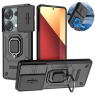Armor Shockproof Phone Case For Xiaomi Redmi Note 13 Pro 4G 5G Lens Protection Back Cover