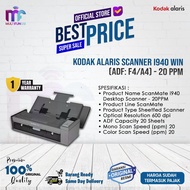 KODAK ALARIS SCANNER I940 WIN (ADF: F4/A4) - 20 PPM - BOSS SHIP