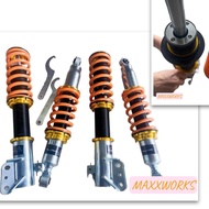 MAXXWORKS Myvi se / lagi best Adjustable Absorber hi low bodyshift can service 100% Fully Service