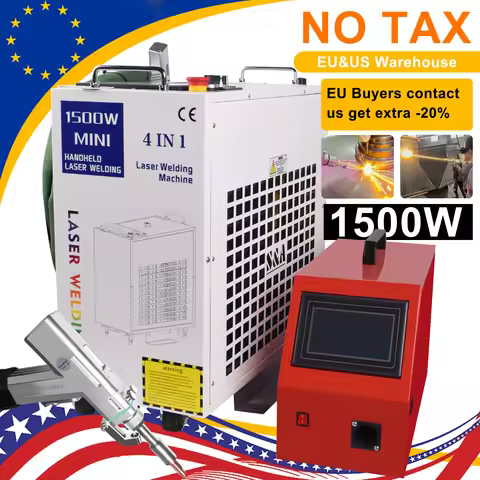 BWT 1500W Laser Welding Machine Fiber Laser Welder Machine 4 in 1 SUP 23T Welding Gun for stainless 