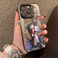 Casing For Poco M6 M4 M3 Pro M7 C65 C75 C85 C71 F3 Joker & Harley Quinn Oil Painting Style Premium S