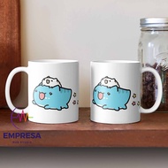 Bugcat Capoo Bug Cat Happy Cat Ceramics Coffee Mug