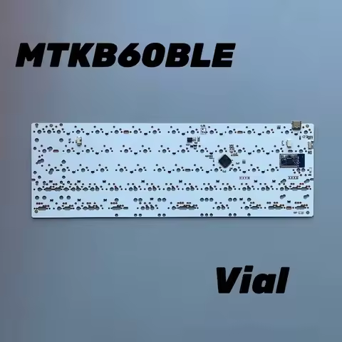 GH60 Mechanical Keyboard PCB Customized Bluetooth Tri-mode VIAL Solder PCB for Ergonomics Gaming Mec