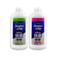 【日本LION獅王】CHARMY Magica速乾+去油淨味濃縮洗碗精補充瓶530ml/瓶(碗盤洗滌,廚房塑膠砧板海綿清潔,不鏽鋼陶瓷玻璃容器防水垢,防漏拉拔蓋)