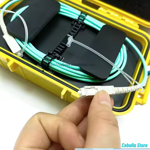 100/150/300M OM4 SC UPC APC Multimode Fibre Optic Launch Cable Box Fiber Optic OTDR Launch Cable Rin