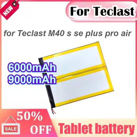 3.8V 6000/9000mAh Li-Ploymer Battery for Teclast M40 Teclast M40s M40se M40plus M40pro M40air Tablet
