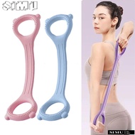 SIMULR Yoga Tensioner, Elastic Band Silicone Rope 8-Line Puller, Portable Multi-functional 8-Figure 