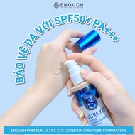 ENOUGH HOLY FOUNDATION WITH A FOUNDATION BRUSH