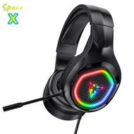 Space X Mid-frequency Detail Headphones Wired Gaming Headphones Immerse Yourself in Gaming with Low 