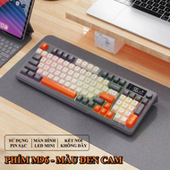 COMBO bàn phím và chuột không dây chuyên game FREEWOLF M96 + X7 kết nối Bluetooth và 2.4G có đèn led