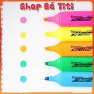 Highlight PRO OFFICE Highlighter Pen - 1 Pc - Hard Nib, Even Ink for Marking, Many Colors PO-HL500 B