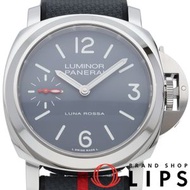 沛納海 Luminor Tre Giorni Luna Rossa 44毫米 PAM01653 男士腕錶，不鏽鋼/橡膠錶帶，黑色，原廠錶盒、保固卡，成色極佳，全新未使用