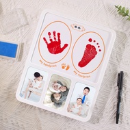 Newborn Baby Full Month Hundred Days Hand Foot Print Baby Gift Hand Foot Print Hand Foot Print 100 D