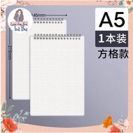 Sổ Lò Xo Mở Dọc Size A5 B5 A4 Ruột Line Grid 80 Tờ Tặng Kèm Stickers
