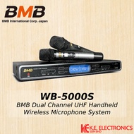 BMB WB5000S Dual Channel UHF Professional Karaoke Handheld Wireless Micrcophone System