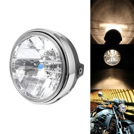 12V Motorcycle Chrome Halogen Front Headlight Lamp For Honda CB400/CB500/CB1300 for Hornet 250 /600 