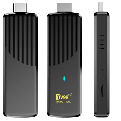 Android 14 Home Video Player with Remote Set Top Box 2.4G&5G Dual WiFi 4K HD TV Video Player for HD 