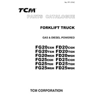 TCM FG20C6H FG20 FD20 FG25 FD25 Forklift Part Book Manual Catalog Catalogue (Pendrive) 叉车零部件目录