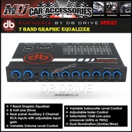db drive SPEQ7 Car Audio 7 Band Graphic Equalizer