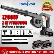 ToolVolt Cordless Air Blower Cordless Vacuum Blower rechargeable Portable Electric Blower Vacuum Lea