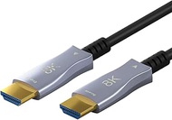 goobay 65559 Ultra High-Speed Hybrid Optical Cable HDMI/High Speed Cable with 8K @ 60Hz and 4K @ 120Hz / 48Gbps, ARC (Audio Return Channel), HDCP / 20m