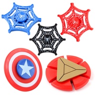 Fidget Spinner Toy Iron Man Gyro Toy Spiderman Captin America Shild Spinning Toy Stress Anxiety Stre